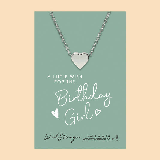 Birthday Girl - Heart Necklace