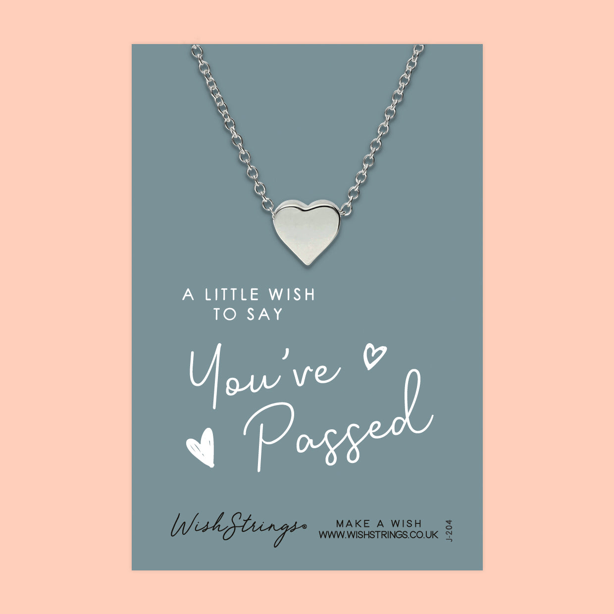 You've Passed - Heart Necklace