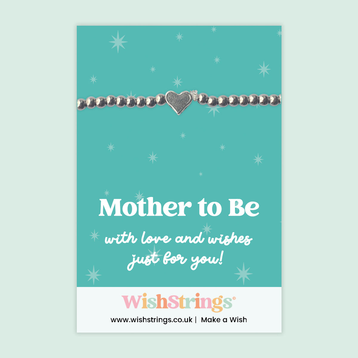 Mother to Be - Heart Stretch Bracelet