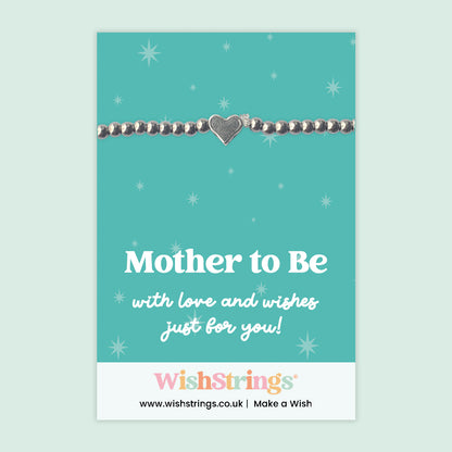 Mother to Be - Heart Stretch Bracelet