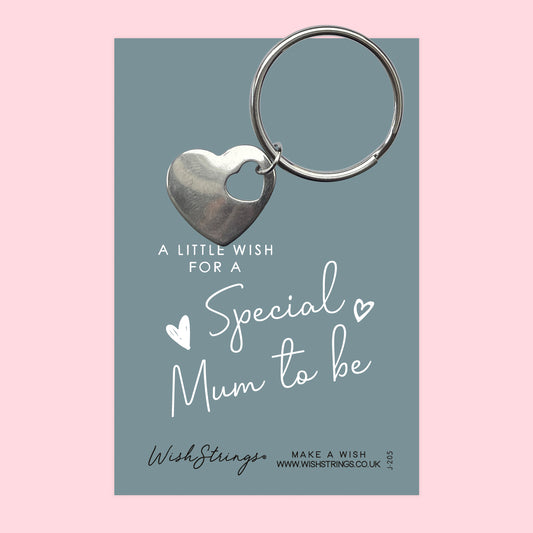 Special Mum to Be - Heart Keyring