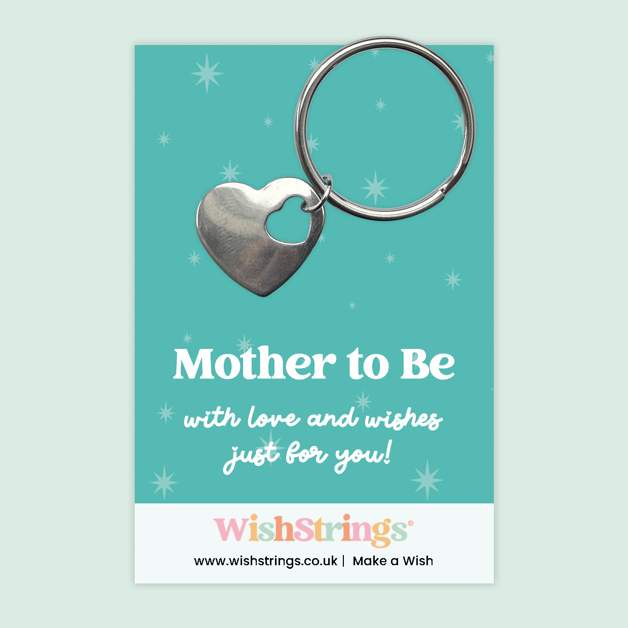Mother to Be - Heart Keyring
