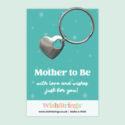 Mother to Be - Heart Keyring