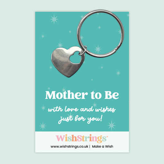 Mother to Be - Heart Keyring