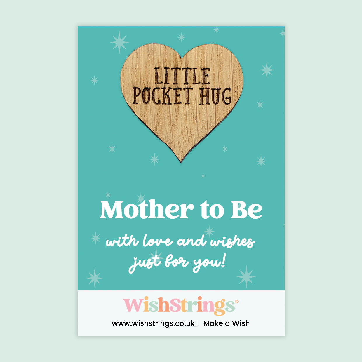 Female Relations Pocket Hug Collection | Wooden Heart Keepsakes for Mum, Sister & Daughter | Handmade Thoughtful Gifts