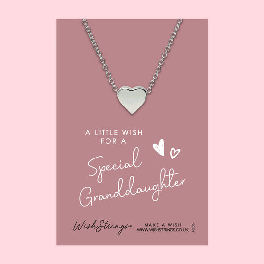 Special Granddaughter - Heart Necklace