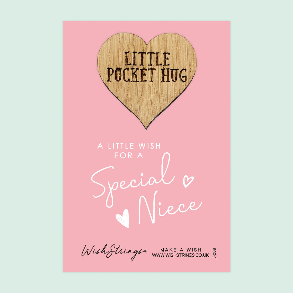 SALE - NIECE - Oak Pocket Hug Token | S149