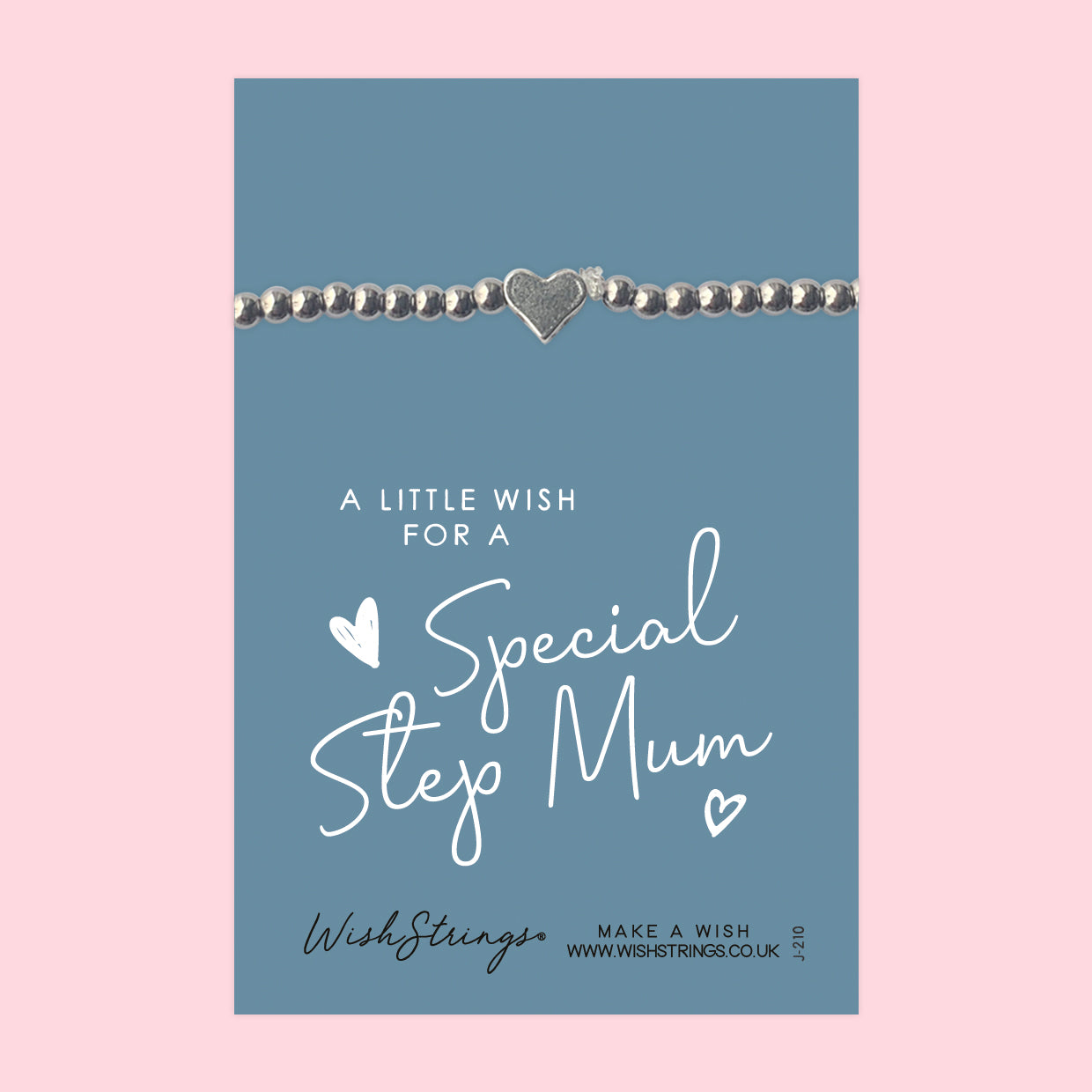 Step Mum - Heart Stretch Bracelet