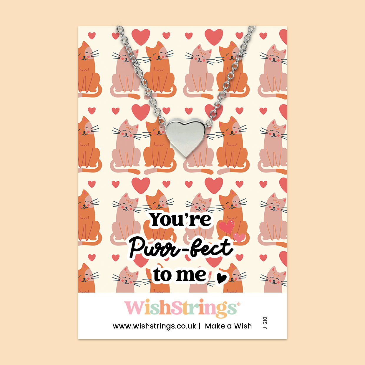 You’re Purr-fect to Me - Heart Necklace