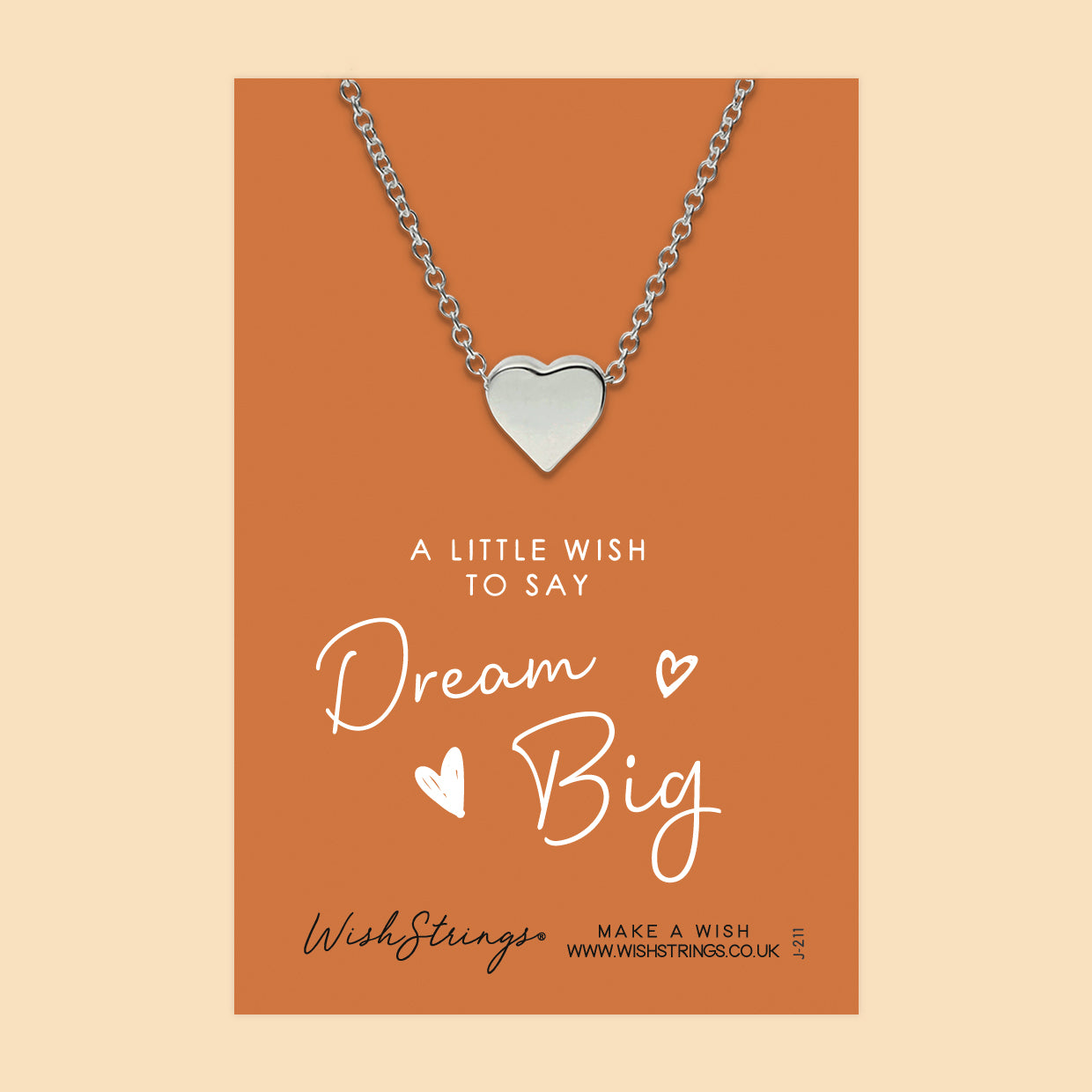 Dream Big - Heart Necklace