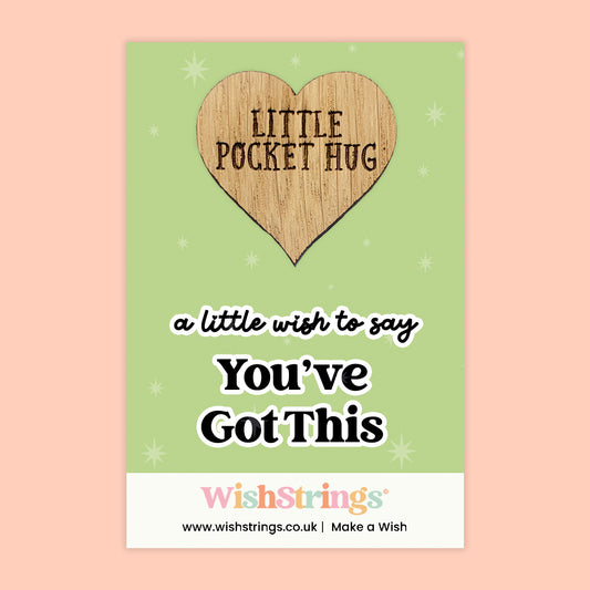 Pocket Hug – You’ve Got This | Thoughtful Gift for Strength & Motivation | Keepsake Token of Encouragement & Self-Belief