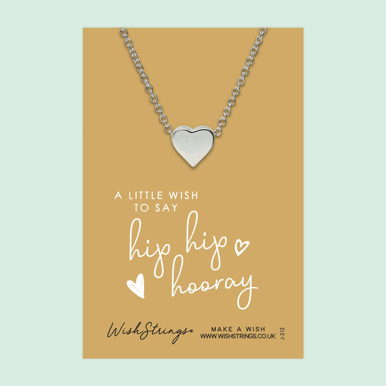 Hip Hip Hooray - Heart Necklace