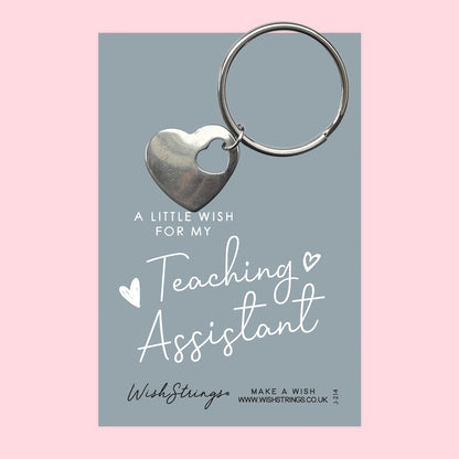 Teaching Assistant - Heart Keyring