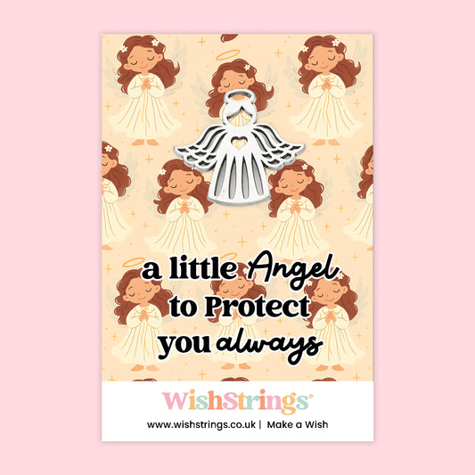 Angel Charm Token – A Little Angel to Protect You Always | Guardian Angel Pocket Keepsake | Comforting Gift for Support & Care