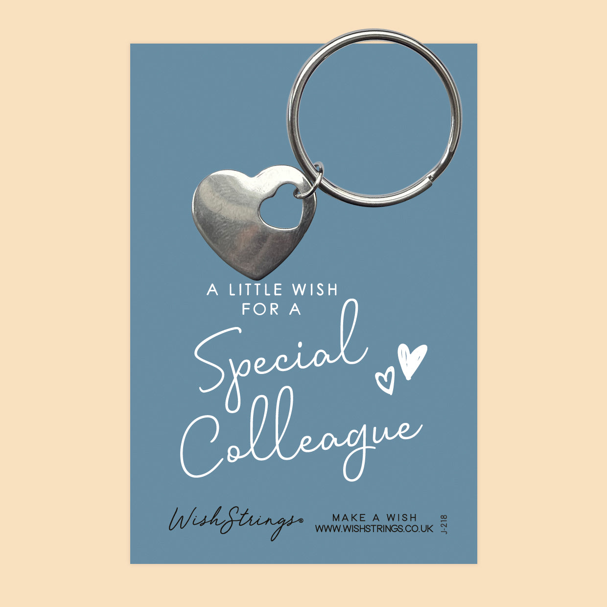 Special Colleague - Heart Keyring – WishStrings