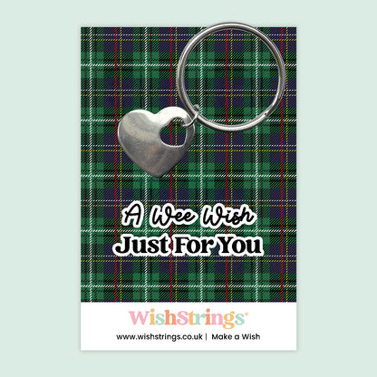 A Wee Wish - Heart Keyring
