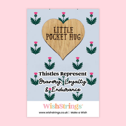 Scottish Collection – Wish Bracelets & Pocket Hug Tokens | Handmade Keepsakes with Scottish Quotes & Symbols | Thoughtful Gifts from Scotland