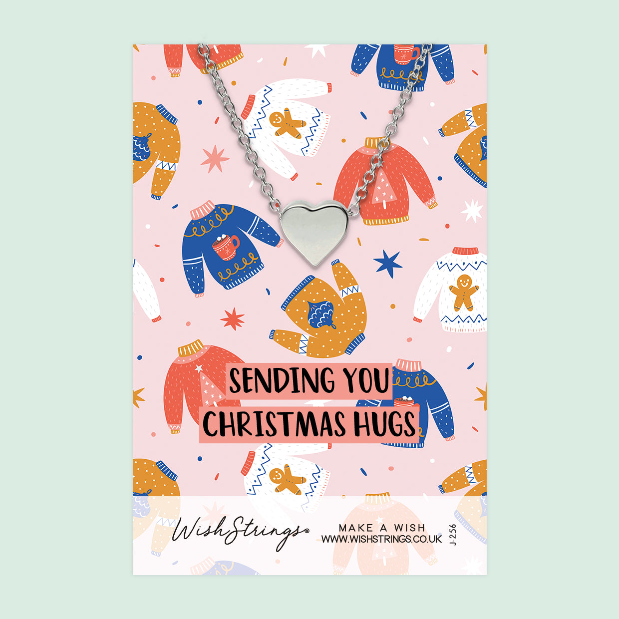 Christmas Hug - Heart Necklace