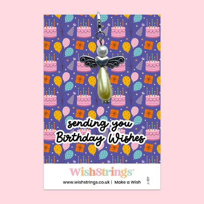 Sending you Birthday Wishes - Wish Angel Clip