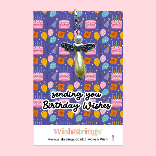 Sending you Birthday Wishes - Wish Angel Clip