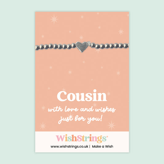 Cousin - Heart Stretch Bracelet