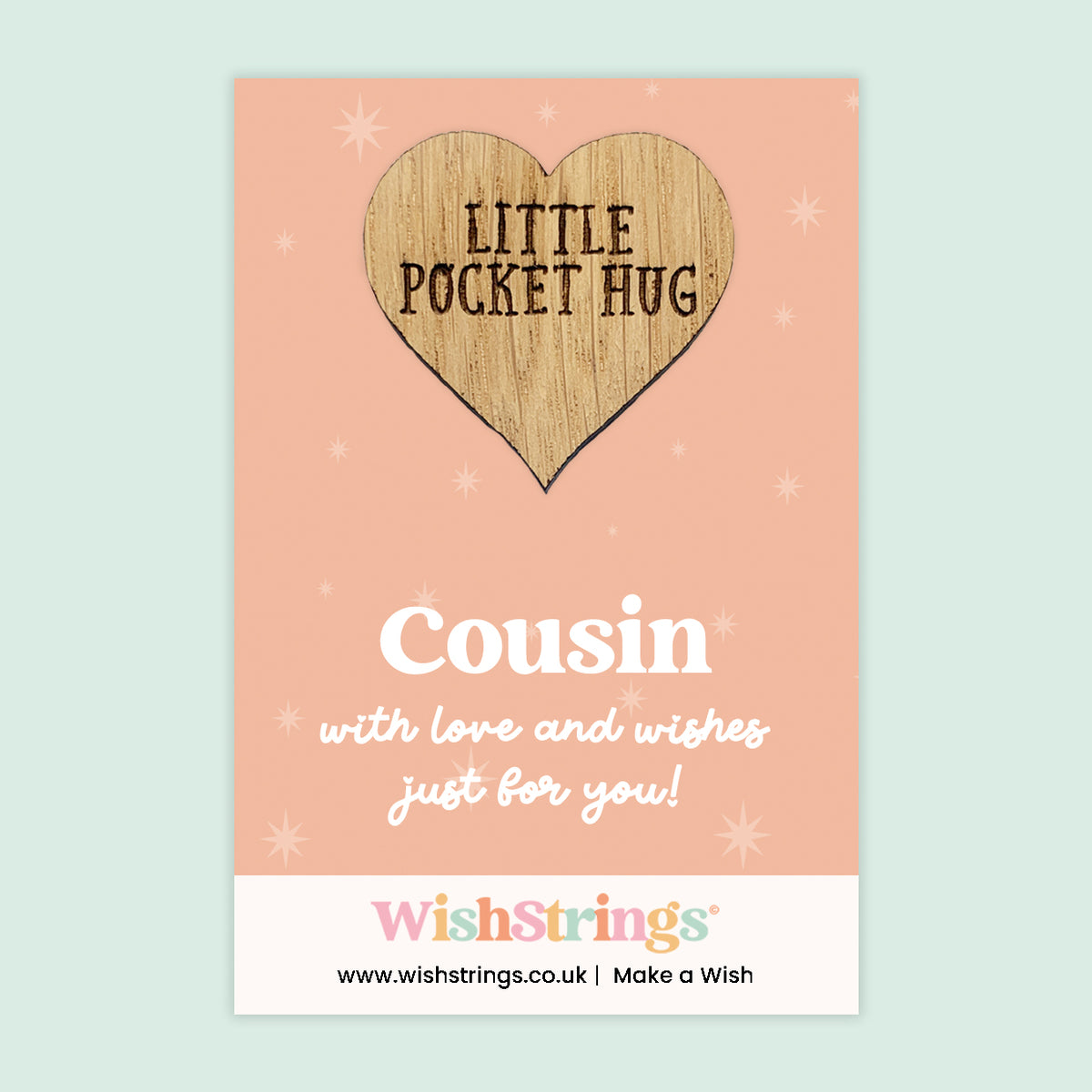 Pocket Hug – Cousin | Thoughtful Gift for Family Bond | Heartfelt Keepsake to Show You Care