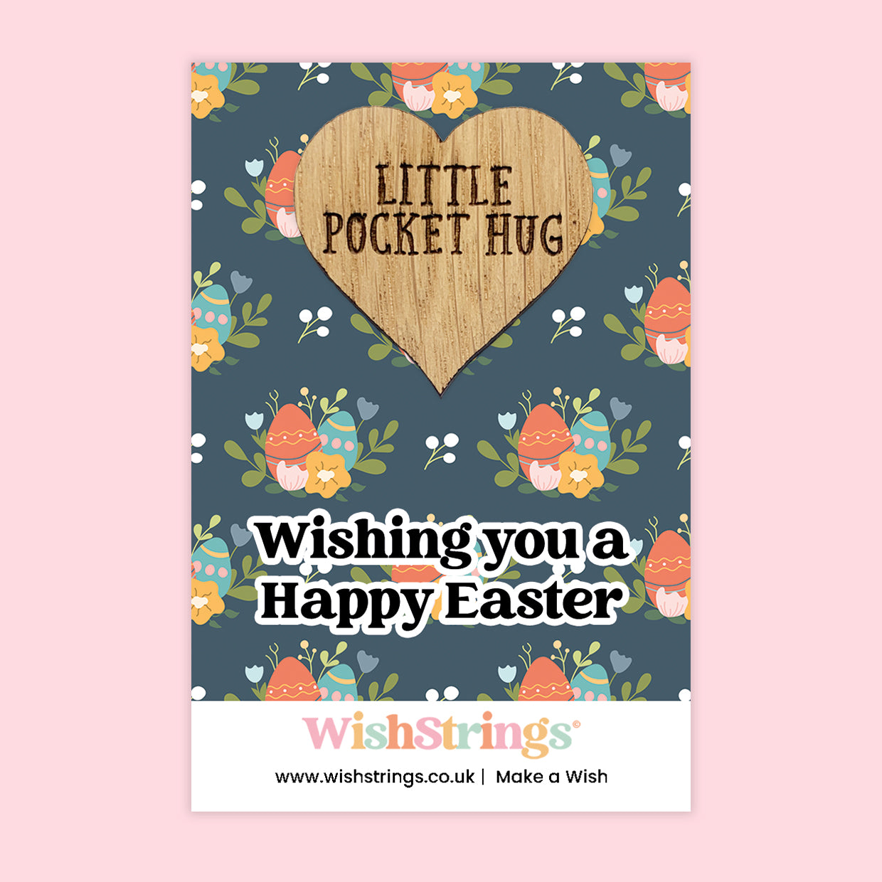 Easter Wishes Collection – 6 Pocket Hugs & 6 WishStrings | Easter Gifts & Spring Keepsakes | Handmade Seasonal Gifts