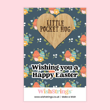 Easter Wishes Collection – 6 Pocket Hugs & 6 WishStrings | Easter Gifts & Spring Keepsakes | Handmade Seasonal Gifts