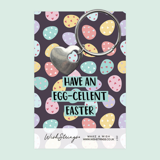 Egg-Cellent Easter - Heart Keyring