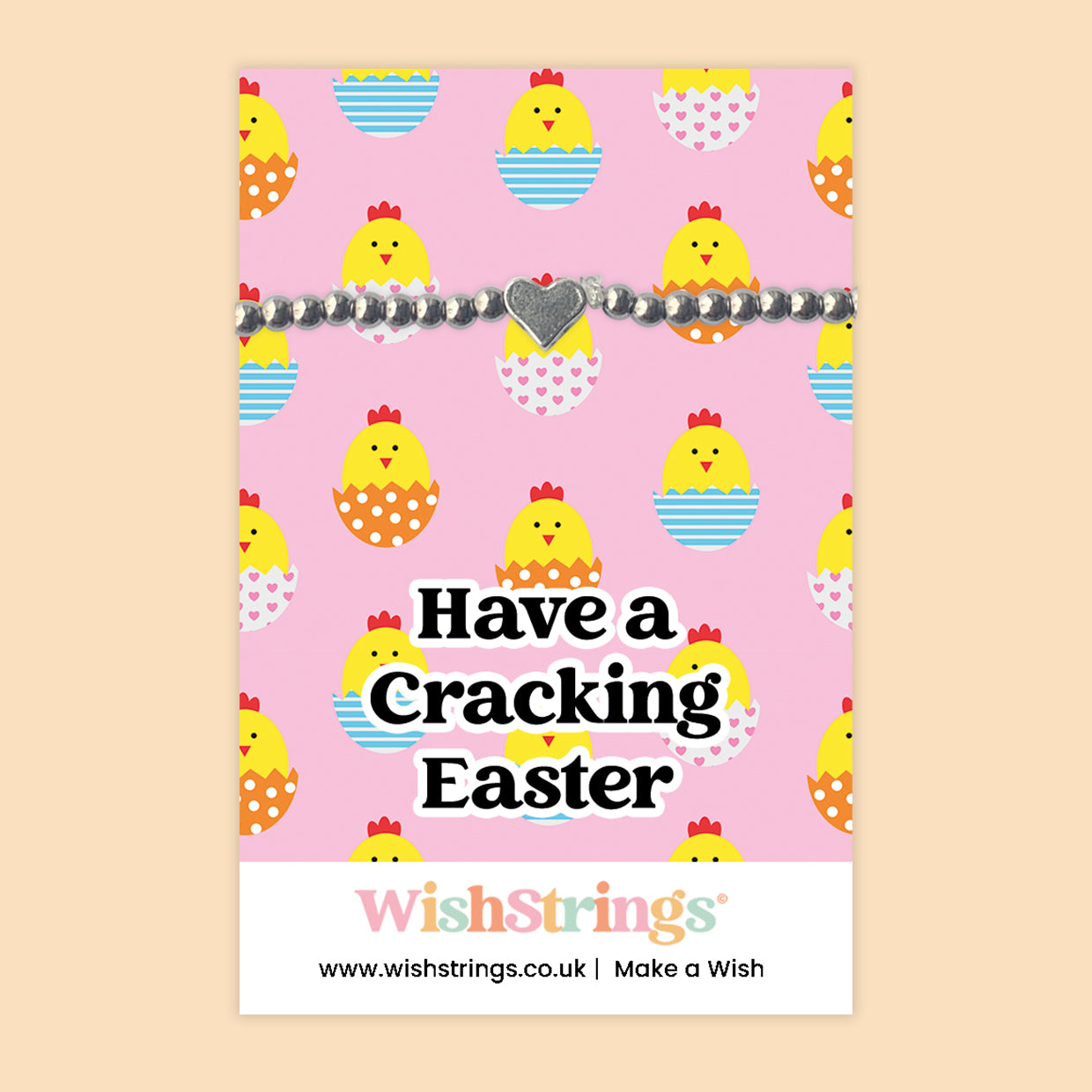 Cracking Easter - Heart Stretch Bracelet