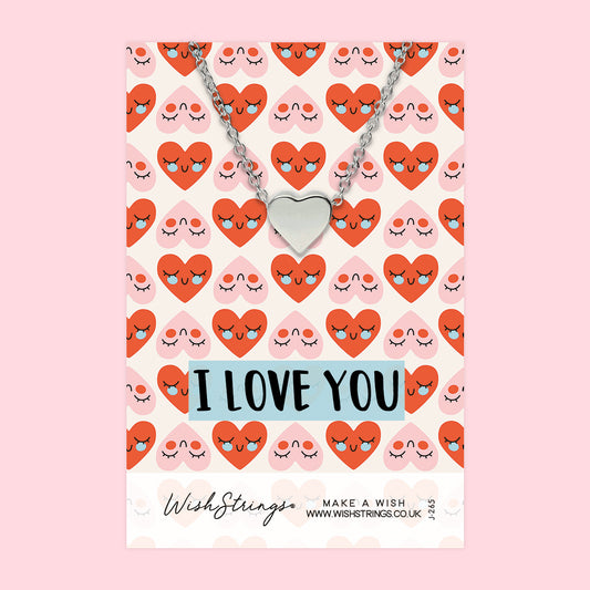 I Love You - Heart Necklace