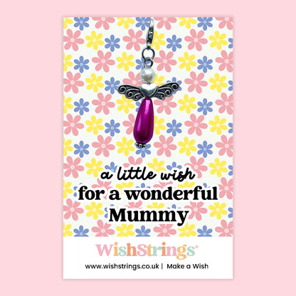A Little Wish for a Wonderful Mummy  - Wish Angel Clip