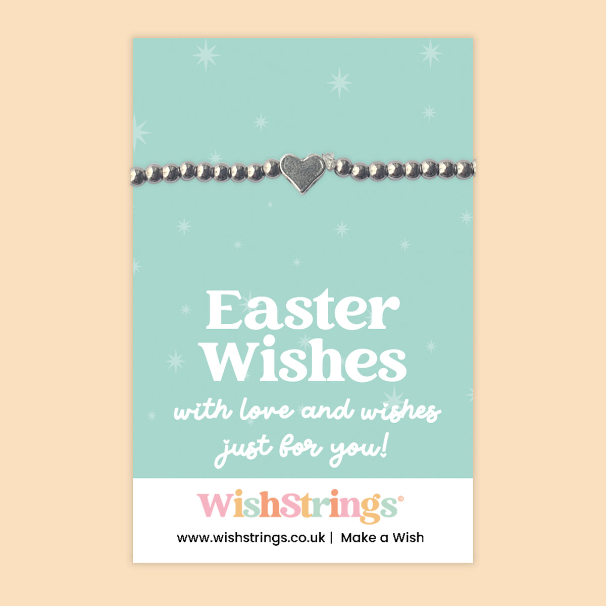 Easter Wishes - Heart Stretch Bracelet