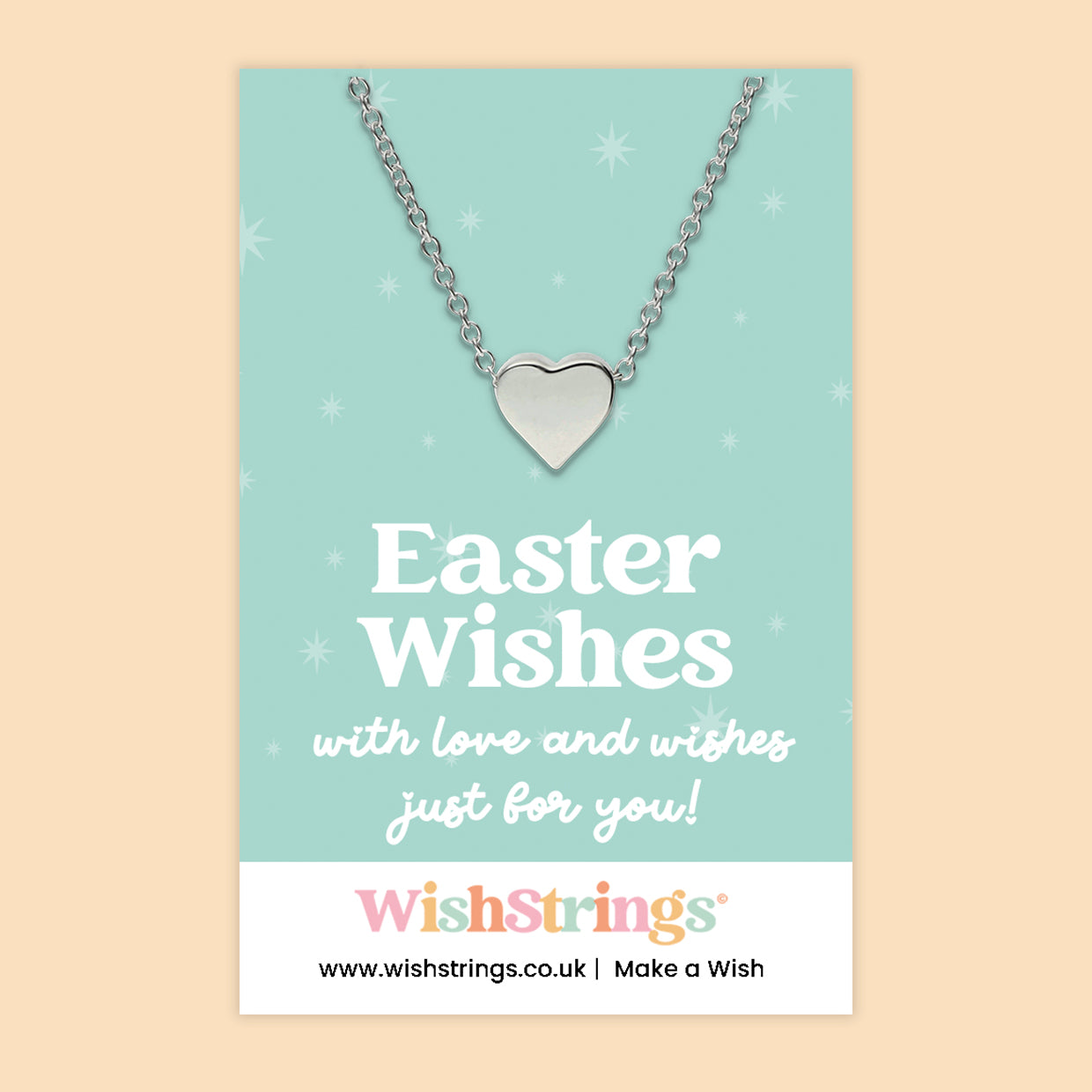 Easter Wishes- Heart Necklace