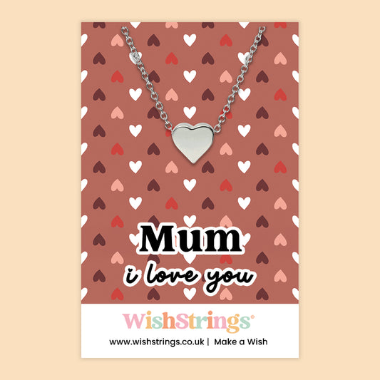 Mum, I Love You - Heart Necklace