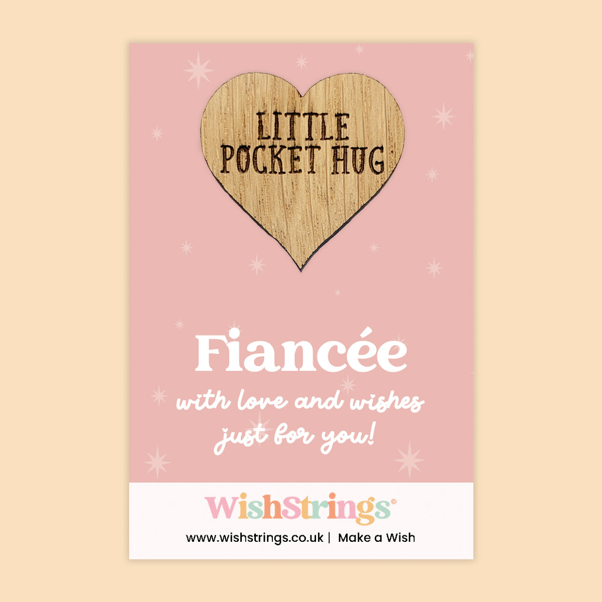 Female Relations Pocket Hug Collection | Wooden Heart Keepsakes for Mum, Sister & Daughter | Handmade Thoughtful Gifts