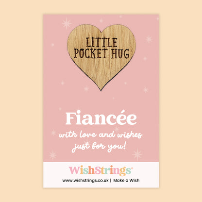 Female Relations Pocket Hug Collection | Wooden Heart Keepsakes for Mum, Sister & Daughter | Handmade Thoughtful Gifts