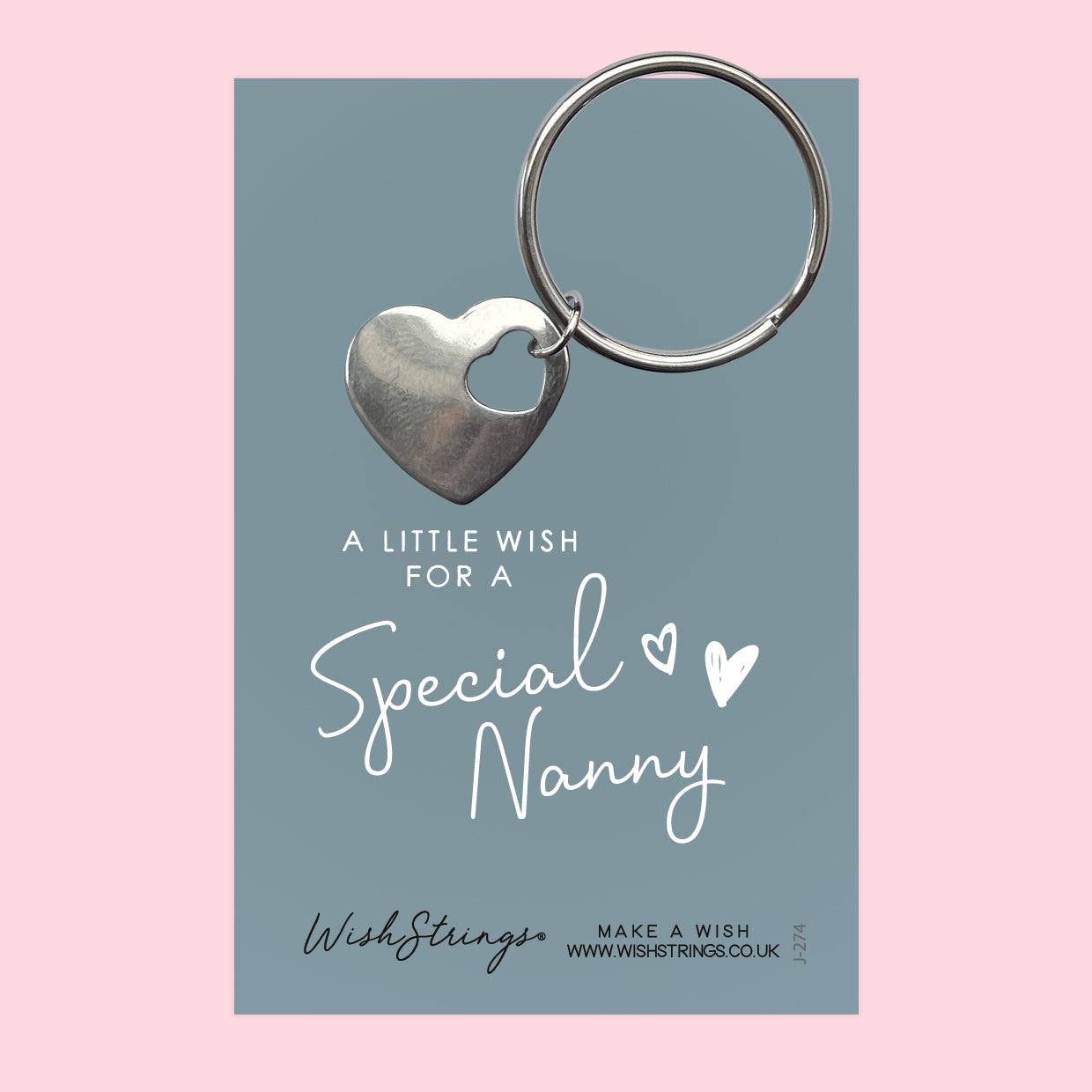 Special Nanny - Heart Keyring