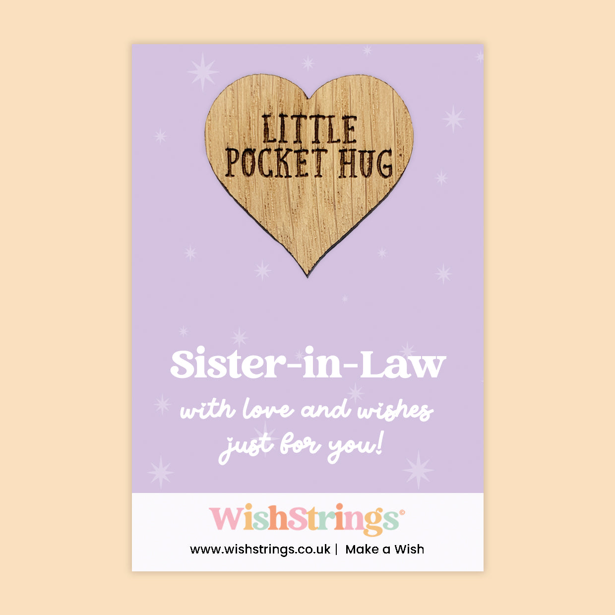 Pocket Hug – Sister-in-Law | Thoughtful Gift of Love and Support | Keepsake Token for Family Connection