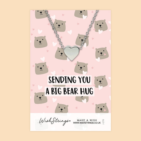 Big Bear Hug - Heart Necklace
