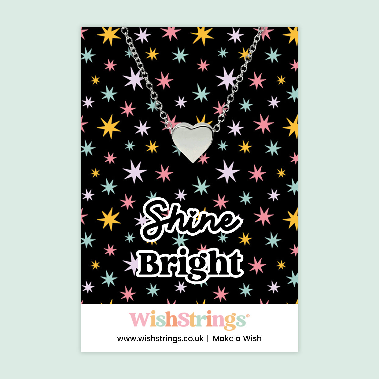 Shine Bright- Heart Necklace