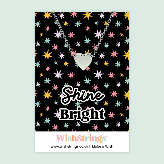 Shine Bright- Heart Necklace