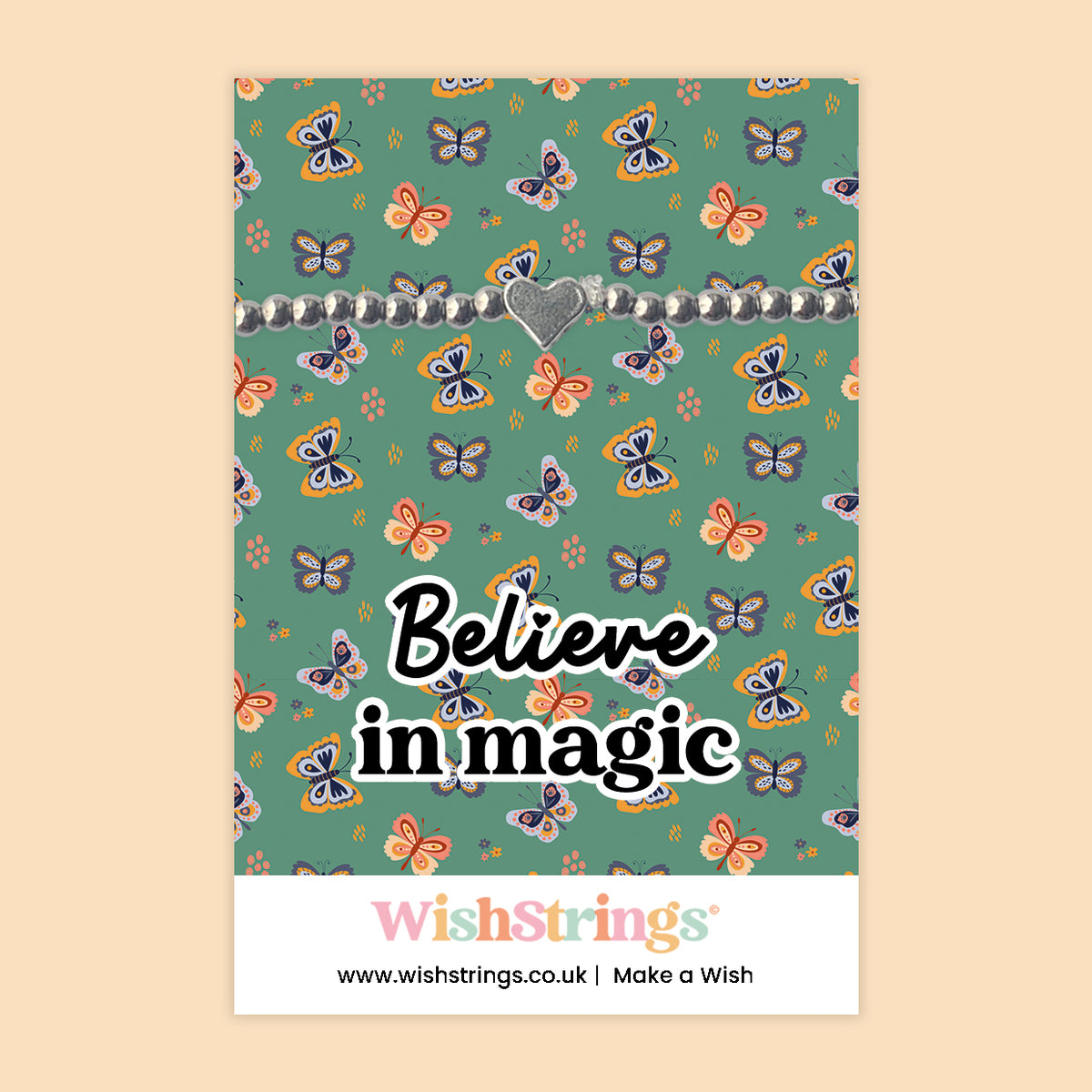 Believe in Magic - Heart Stretch Bracelet