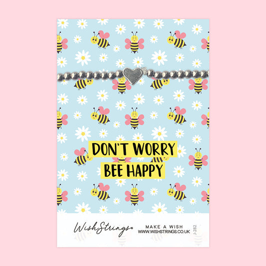 Bee Happy - Heart Stretch Bracelet