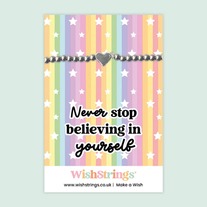 Believing in Yourself - Heart Stretch Bracelet