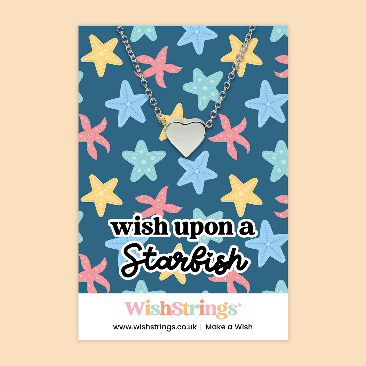 Wish Upon a Starfish - Heart Necklace
