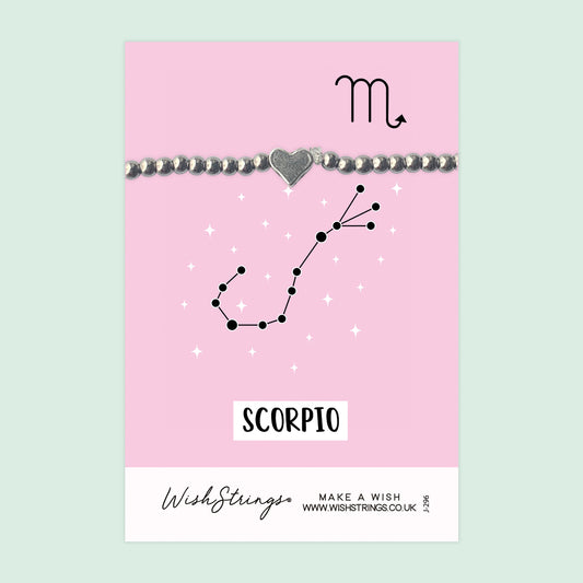 SCORPIO, Star Sign Horoscope - Heart Stretch Bracelet