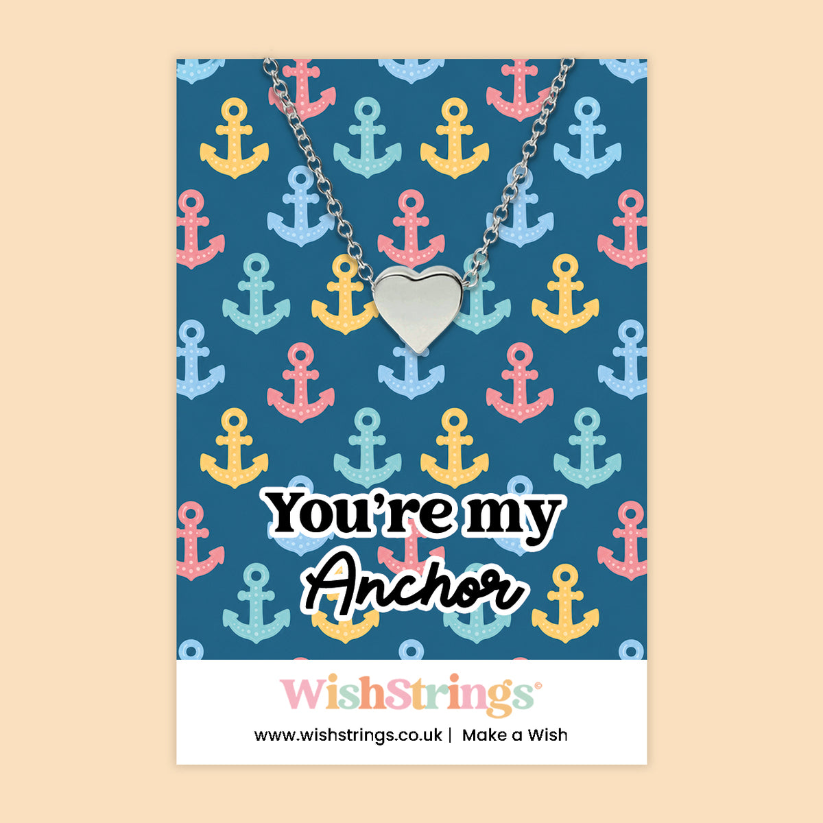 You’re My Anchor - Heart Necklace
