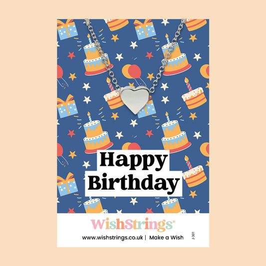 Happy Birthday - Heart Necklace