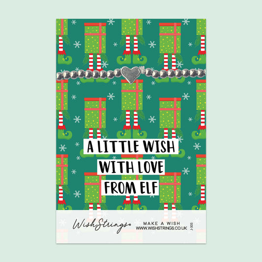 Christmas Elf - Heart Stretch Bracelet